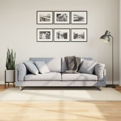 Tapis OVIEDO à poils courts beige 100x200 cm 