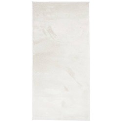 Tapis OVIEDO à poils courts beige 100x200 cm 
