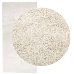 Tapis OVIEDO à poils courts beige 100x200 cm 