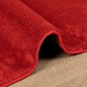 Tapis OVIEDO à poils courts rouge 300x400 cm 