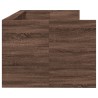 Lit de jour avec tiroirs sans matelas chêne marron 90x190 cm 