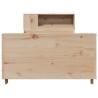 Cadre de lit sans matelas 90x200 cm bois de pin massif 
