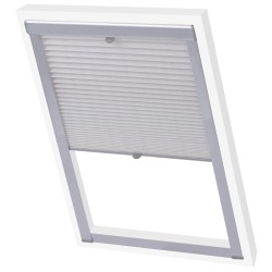 Store plissé Blanc PK06 