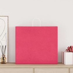 Sacs en papier 50 pcs avec poignées rose 54x15x49 cm 
