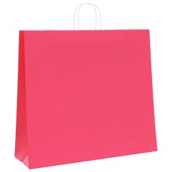 Sacs en papier 50 pcs avec poignées rose 54x15x49 cm 