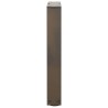 Pieds de table basse en forme de V, 2 pièces, acier naturel, 28 x (42-43,3) cm 