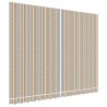 Tissu de remplacement pour auvent rayures multicolores 4x3 m 