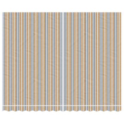Tissu de remplacement pour auvent rayures multicolores 4x3 m 