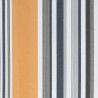 Tissu de remplacement pour auvent rayures multicolores 4x3 m 