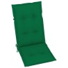 Chaise à bascule avec coussins Bois d'acacia massif 