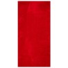 Tapis HUARTE à poils courts doux et lavable rouge 100x200 cm 