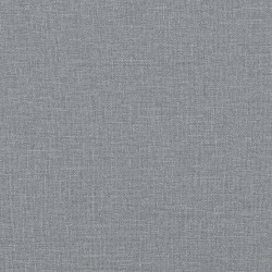 Fauteuil avec repose-pied Gris clair 60 cm Tissu 