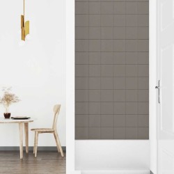 Panneaux muraux 12 pcs Gris clair 90x15 cm Velours 1,62 m² 