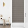 Panneaux muraux 12 pcs Gris clair 90x15 cm Velours 1,62 m² 