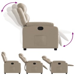 Fauteuil inclinable Cappuccino Similicuir 