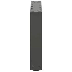 Pieds de table basse en U 2 pièces Anthracite 40 x (30-31) cm Acier 