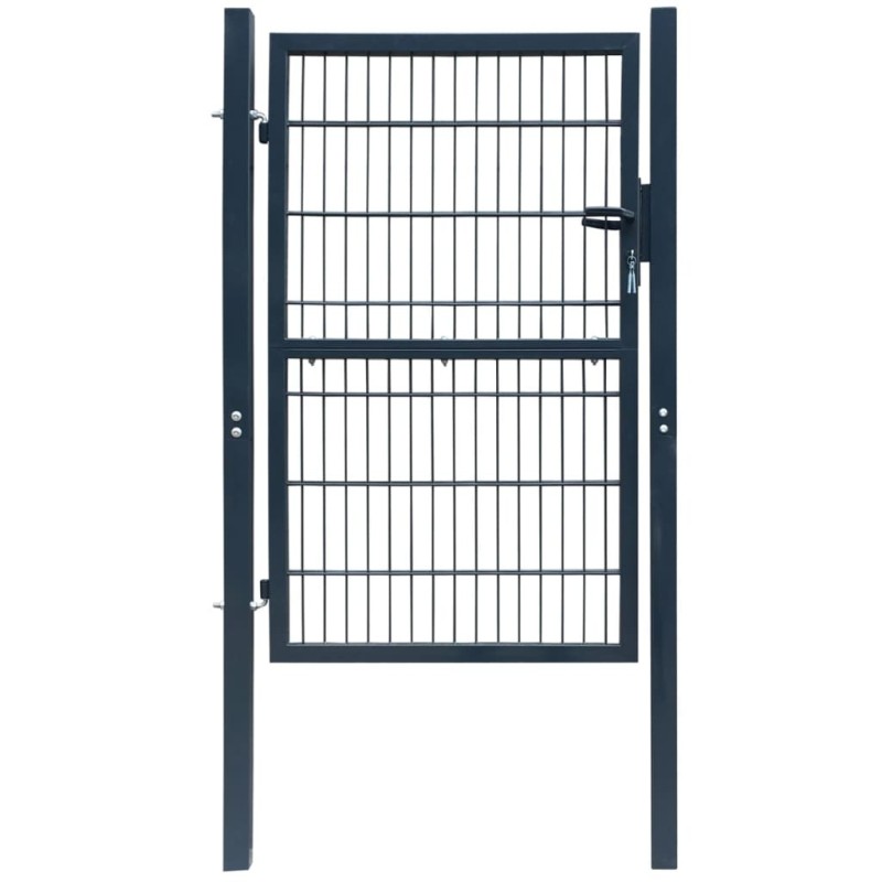 Portillon 2D (simple) Gris anthracite 106x170 cm 