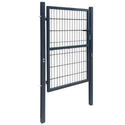Portillon 2D (simple) Gris anthracite 106x170 cm 