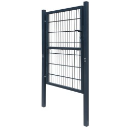 Portillon 2D (simple) Gris anthracite 106x170 cm 