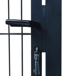 Portillon 2D (simple) Gris anthracite 106x170 cm 
