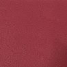 Fauteuil avec repose-pied Rouge bordeaux 60 cm Similicuir 
