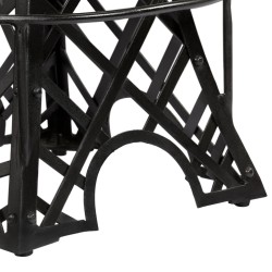 Tabourets de bar lot de 2 cuir véritable 