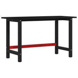 Établi marron foncé 140x60x81,5 cm bois de chêne massif 