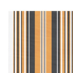 Tissu de remplacement pour auvent rayures multicolores 4x3 m 