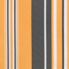 Tissu de remplacement pour auvent rayures multicolores 4x3 m 