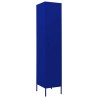 Armoire à casiers Bleu marine 35x46x180 cm Acier 
