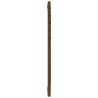 Tête de lit murale Marron miel 81x3x91,5 cm Bois massif de pin 