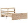Cadre de lit avec tête de lit sans matelas 140x190 cm 