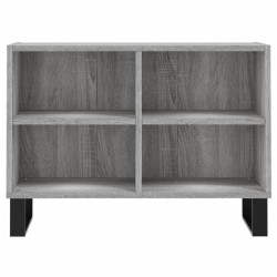 Meuble TV sonoma gris 69,5 x 30 x 50 cm bois d'ingénierie 