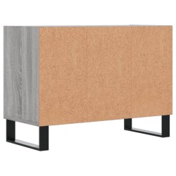 Meuble TV sonoma gris 69,5 x 30 x 50 cm bois d'ingénierie 