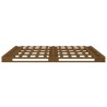 Lit de palette sans matelas marron miel 140x190 cm bois massif 