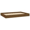Lit pour chien Marron miel 91,5x64x9 cm Bois de pin solide 