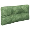 Coussins de palette lot de 2 motif de feuilles tissu 