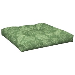 Coussins de palette lot de 2 motif de feuilles tissu 