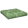 Coussins de palette lot de 2 motif de feuilles tissu 