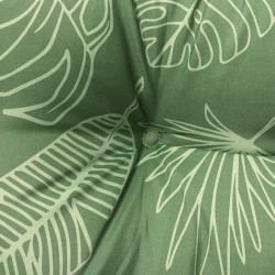 Coussins de palette lot de 2 motif de feuilles tissu 