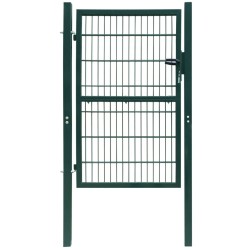 Portillon 2D (simple) Vert 106x210 cm 