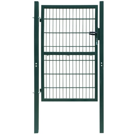 Portillon 2D (simple) Vert 106x210 cm 