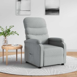 Fauteuil inclinable Gris clair Tissu 
