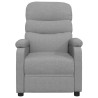 Fauteuil inclinable Gris clair Tissu 