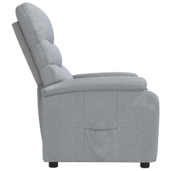 Fauteuil inclinable Gris clair Tissu 