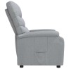 Fauteuil inclinable Gris clair Tissu 