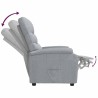 Fauteuil inclinable Gris clair Tissu 