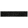 Tapis de cuisine lavable imprimé Morning noir 60x300 cm velours 