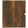 Armoire de lavabo Chêne fumé 60x38,5x45 cm Bois d'ingénierie 