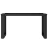 Pieds de table basse cadre en O 70x30x43 cm acier 